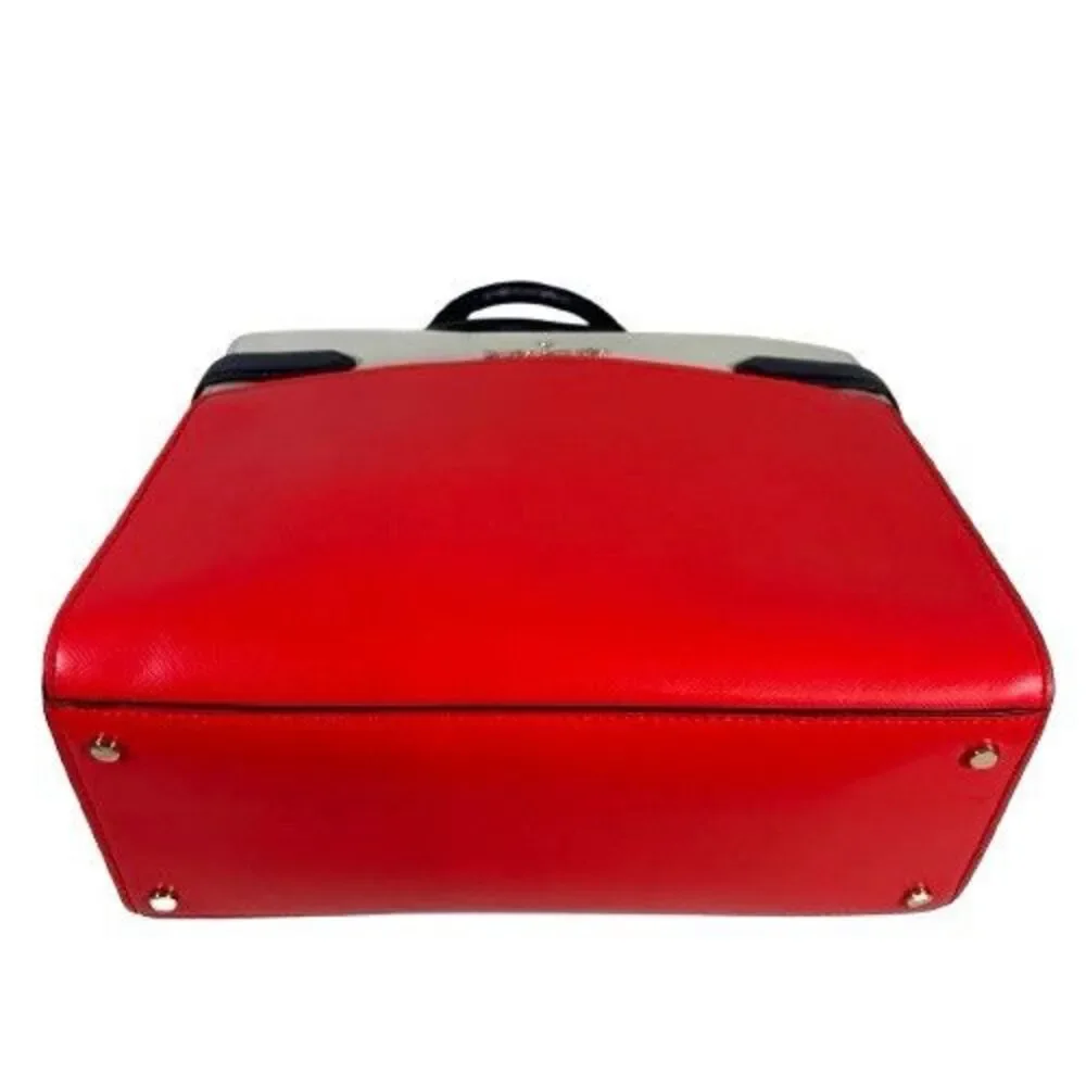 Kate Spade Staci Cameron Leather Satchel Crossbody Patriotic Summer 4th of July